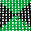 Коврик травка 42х56 см (чёрно-зелёный)