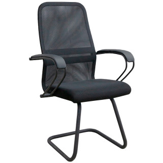 Кресло Сакура Мини (мет.каркас) подл.металл.№11 с накл., цв.полоз. чёрный