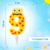 Свеча детская для торта, цифра 9, 1 шт. в упаковке, PATERRA