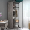 Угловой шкаф "Экспресс" 900х900х2400 Бетон