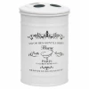 подставка д/зубн. щеток белый металл B0366S