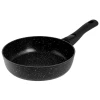 Сковорода Appetite Black Stone с антипригарным покрытием, съёмная ручка, глубокая, 24см