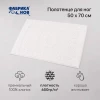 Полотенце махр.жаккард НОЖКИ 50*70 пл. 650 гр/м2. (цв.01000)