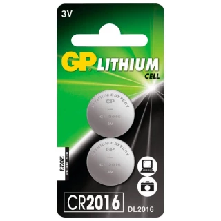 Эл.пит. GP. CR 2016-7CR2 блистер 2 шт/10/360/