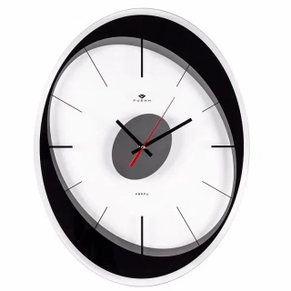 Часы настенные прозрачные, открытая стрелка "Эллипс" 3445-001